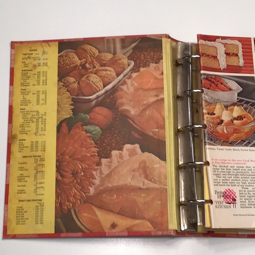 VTG‎ Better Homes and Gardens New Cookbook 5th Printing 1960s Ring Binder - Picture 5 of 16